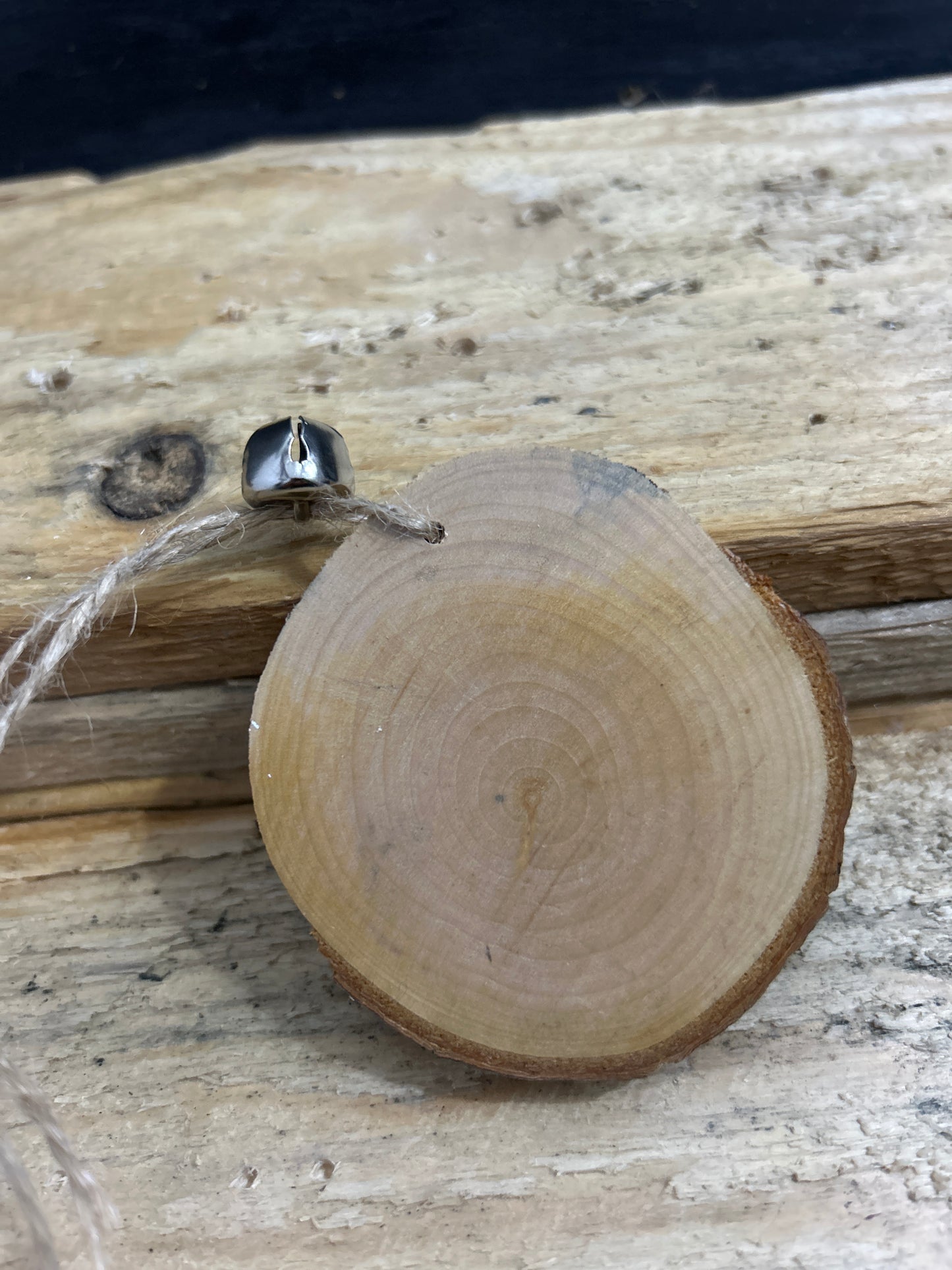 Hand Painted Creepmas Wood Slice Decoration