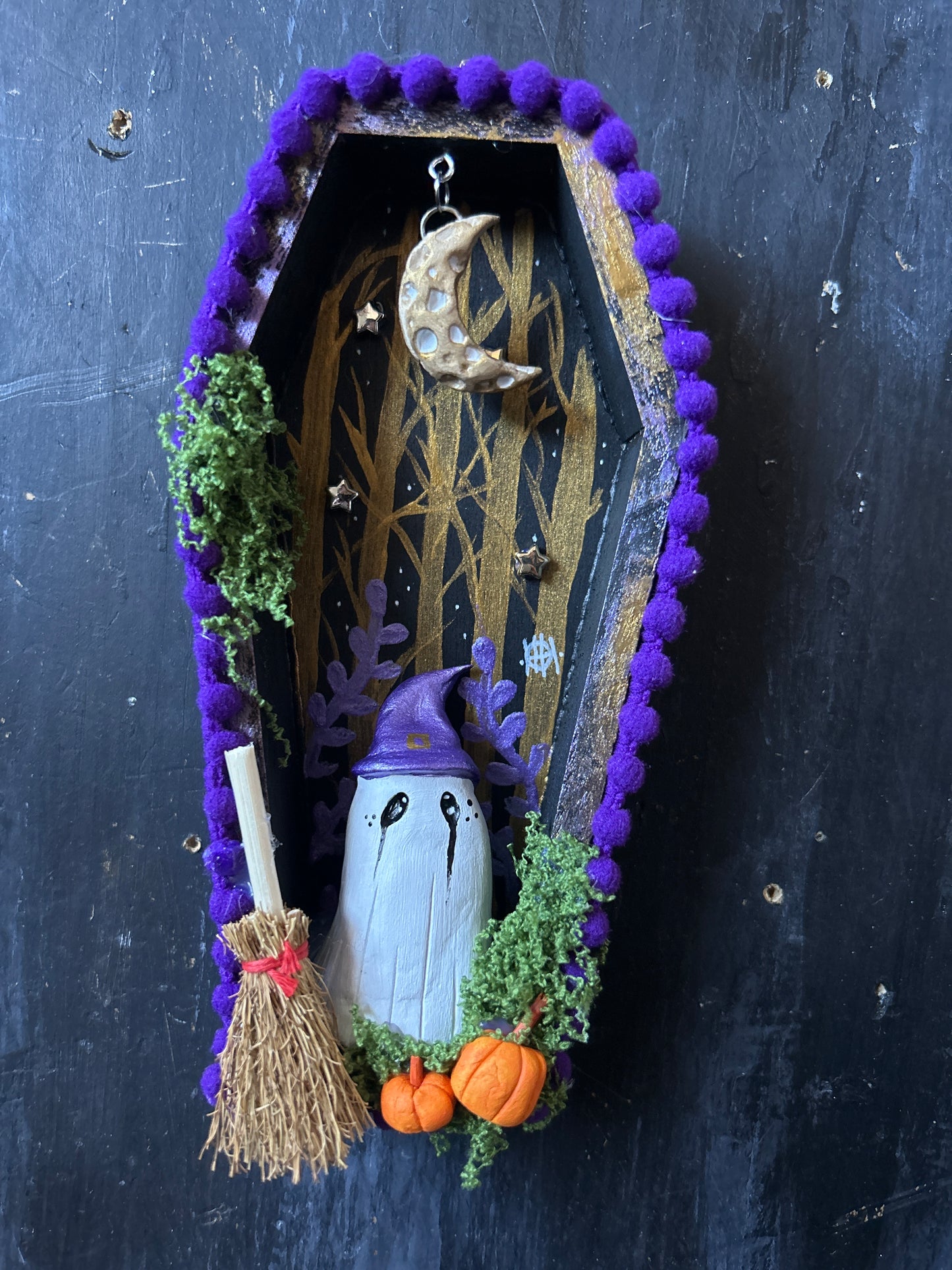 Coffin Wall Plaque