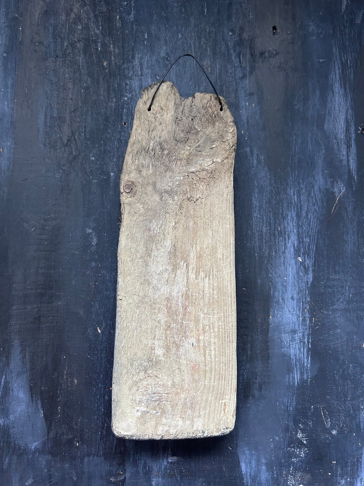 Hand Painted Driftwood Plaque - Skull