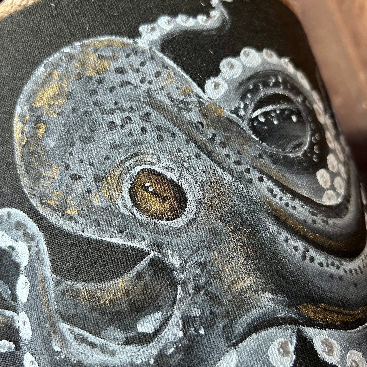 Hand Painted Ceiling Light Shade | Octopus | Lampshade | Lamp | Art | Home Decor | Soft Furnishings