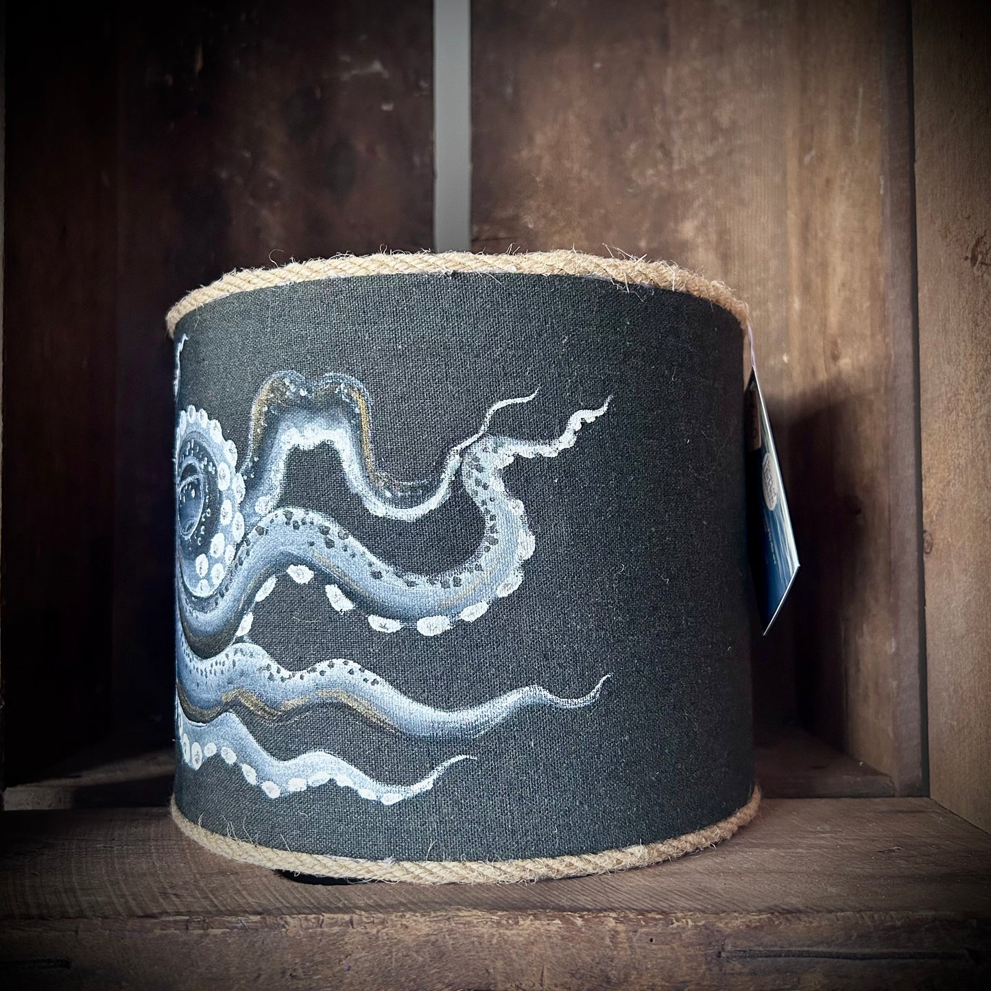Hand Painted Ceiling Light Shade | Octopus | Lampshade | Lamp | Art | Home Decor | Soft Furnishings