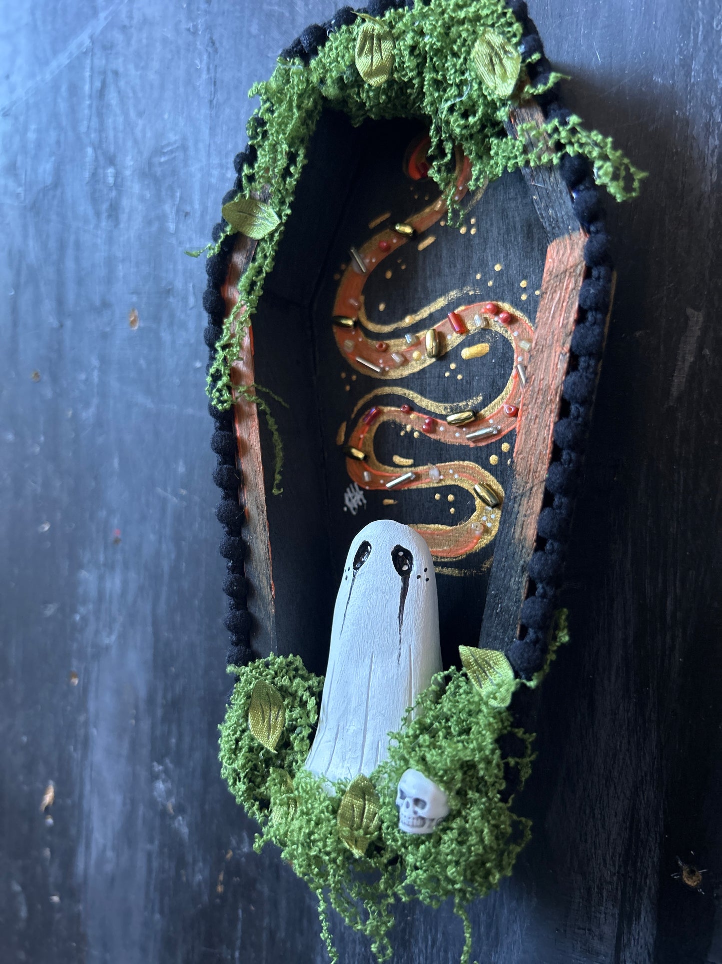 Coffin Wall Plaque