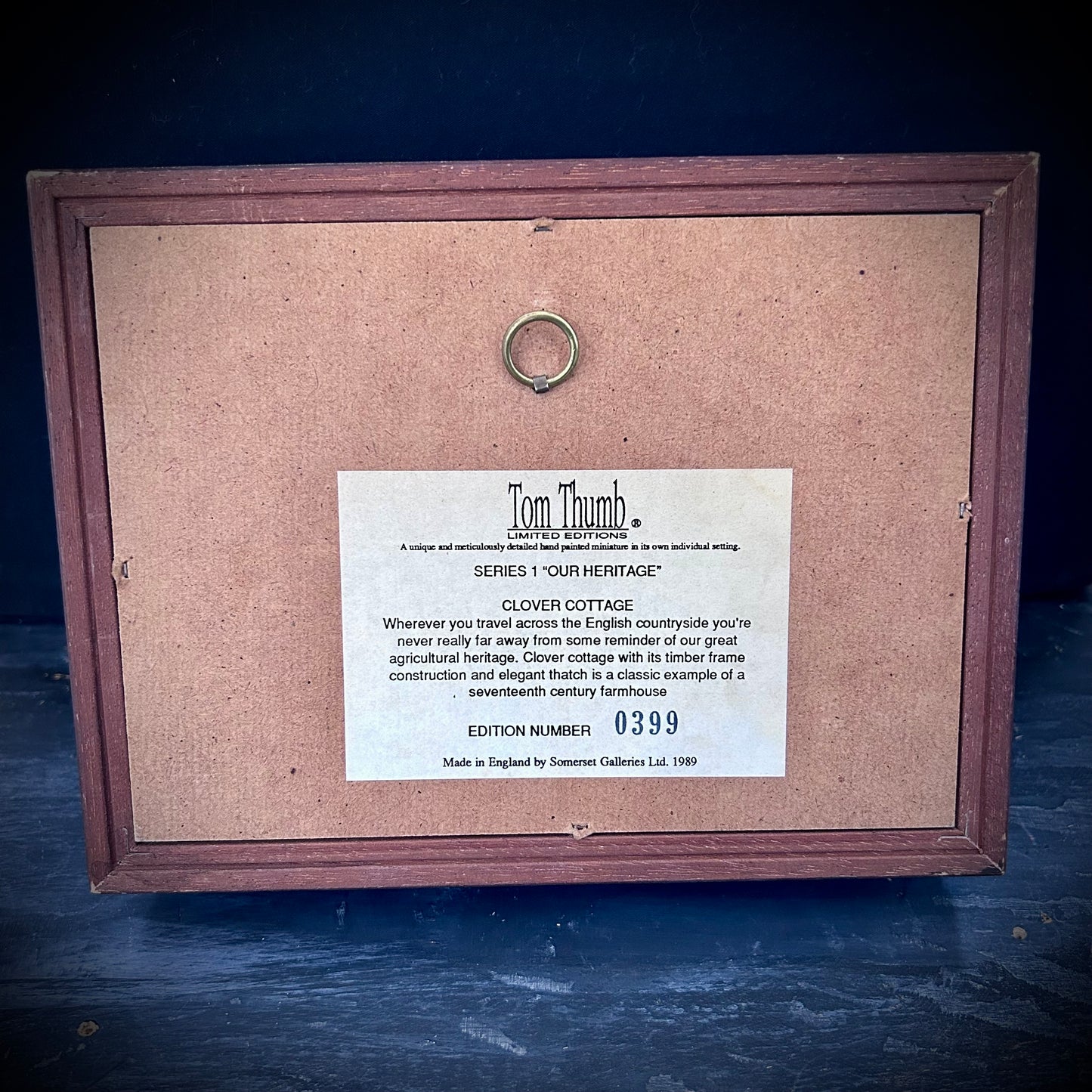 SALE (was £100) Three Dimensional Box Frame - Haunted Cottage