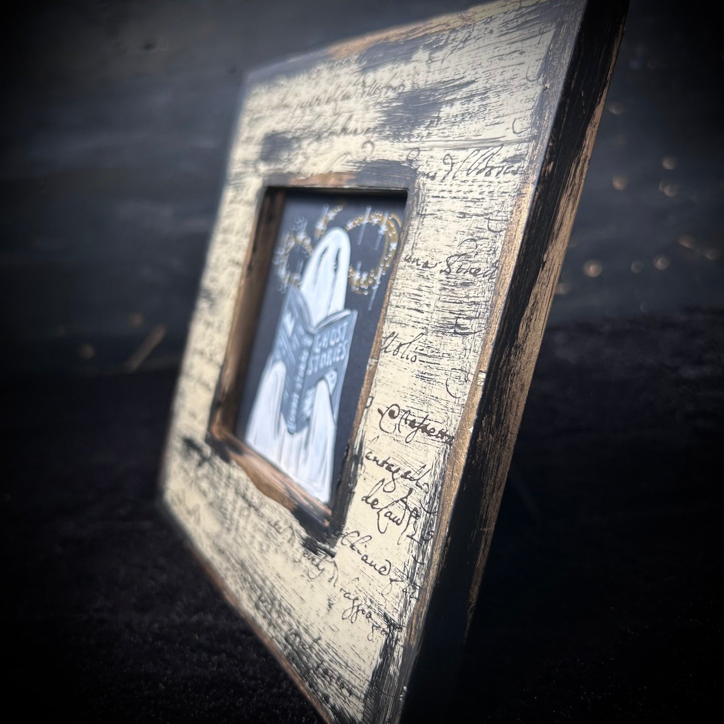 Original Framed Acrylic Painting  -  Ghost Stories