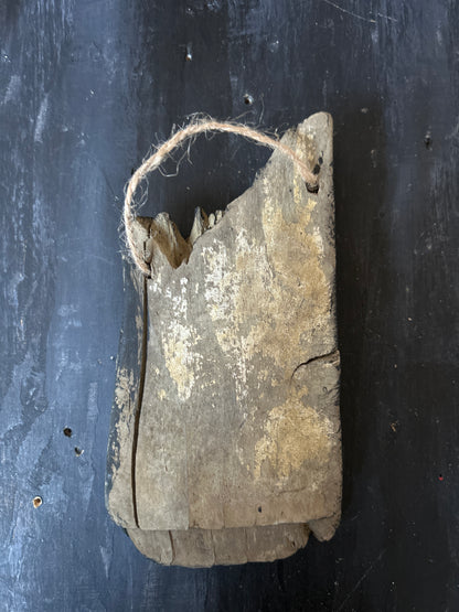 Hand Painted Driftwood Plaque - Orca