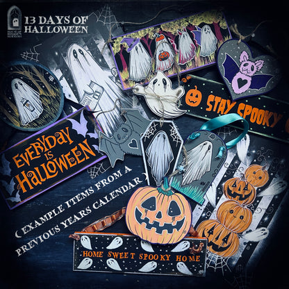 PREORDER - 13 Days of Halloween Countdown Calendar