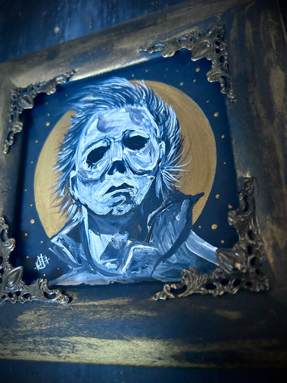 Original Framed Acrylic Painting  - Michael Myers - Halloween