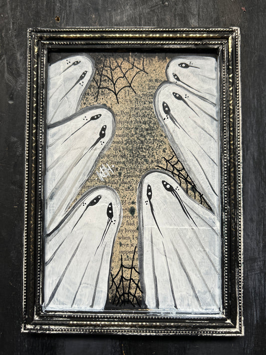 Original Framed Acrylic Painting  - Ghoul Gang