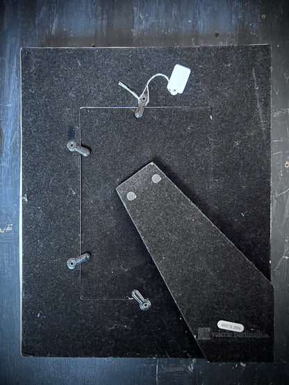 Framed Hand Painted Vintage York Shambles Postcard