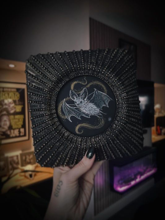 Original Framed Acrylic Painting - Bat