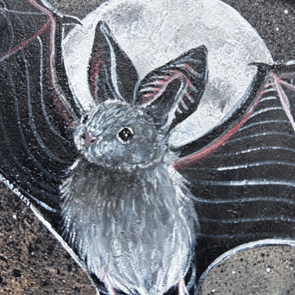 Original Framed Acrylic Painting -  Bat