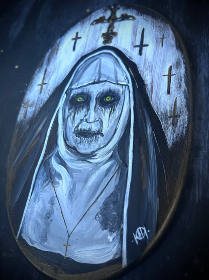 Original Acrylic Painting   - Valak - The Nun