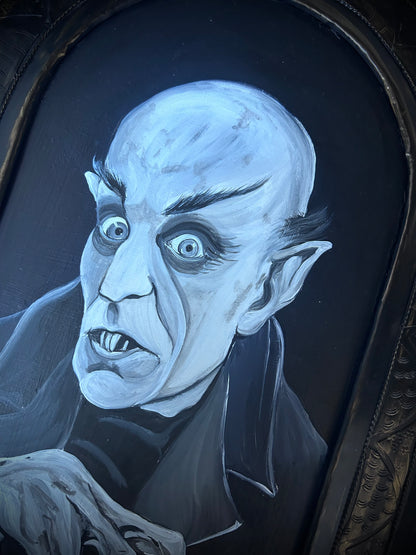 Original Framed Acrylic Painting  - Nosferatu