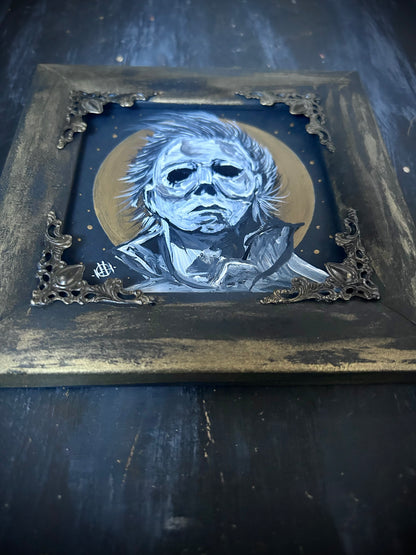 Original Framed Acrylic Painting  - Michael Myers - Halloween
