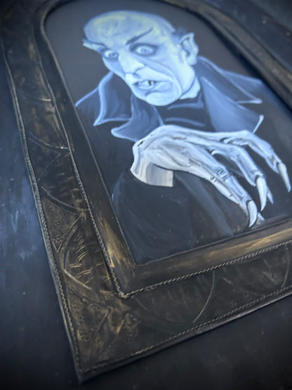 Original Framed Acrylic Painting  - Nosferatu