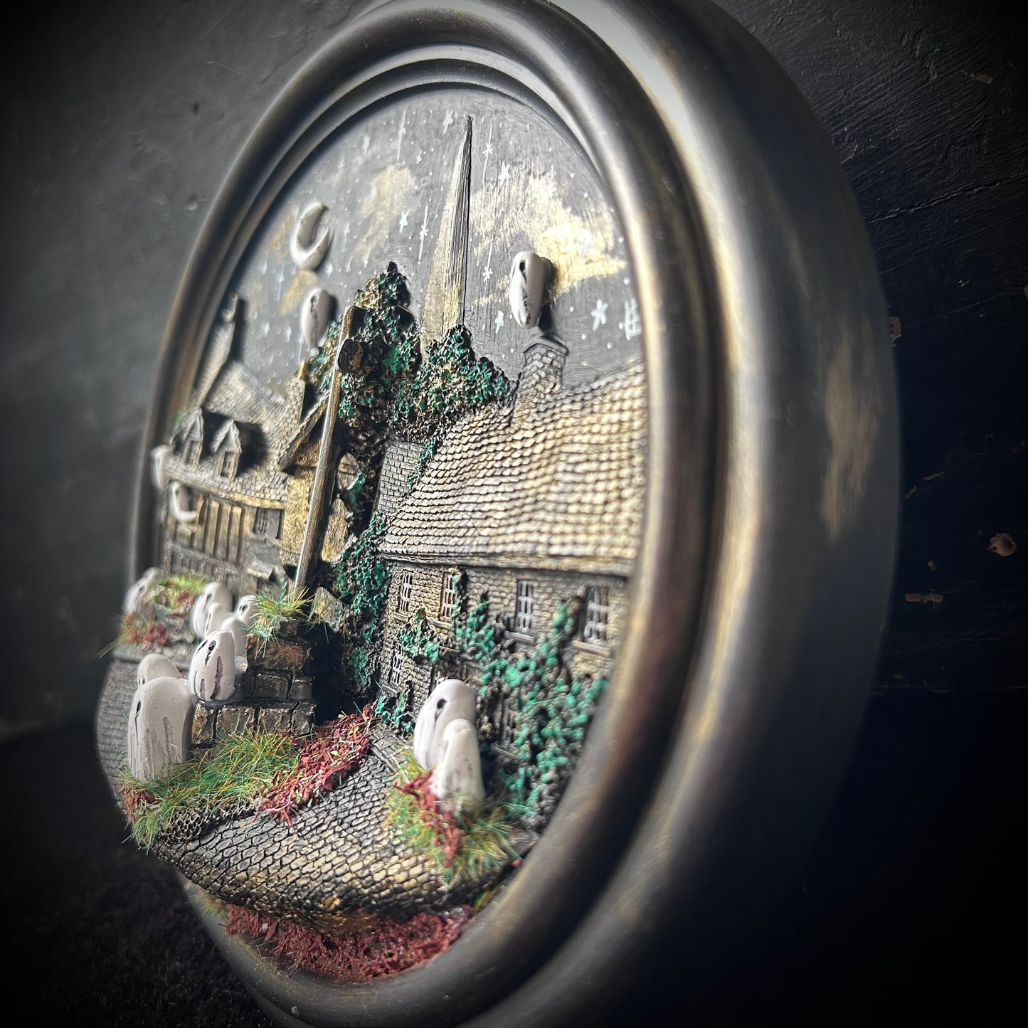 Three Dimensional Spooky Wall Plaque