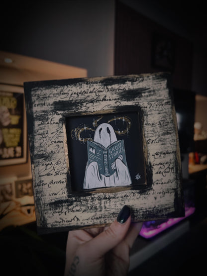 Original Framed Acrylic Painting  -  Ghost Stories