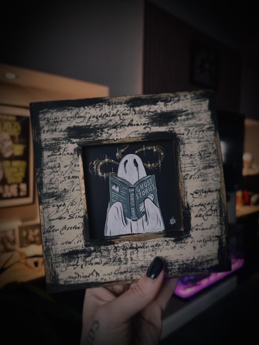 Original Framed Acrylic Painting  -  Ghost Stories