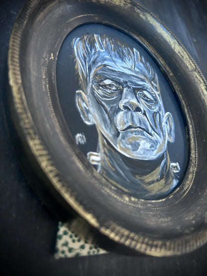 Original Framed Acrylic Painting  - Frankenstein’s Monster
