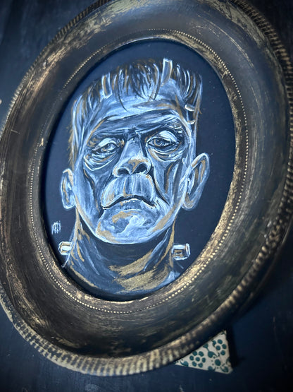 Original Framed Acrylic Painting  - Frankenstein’s Monster