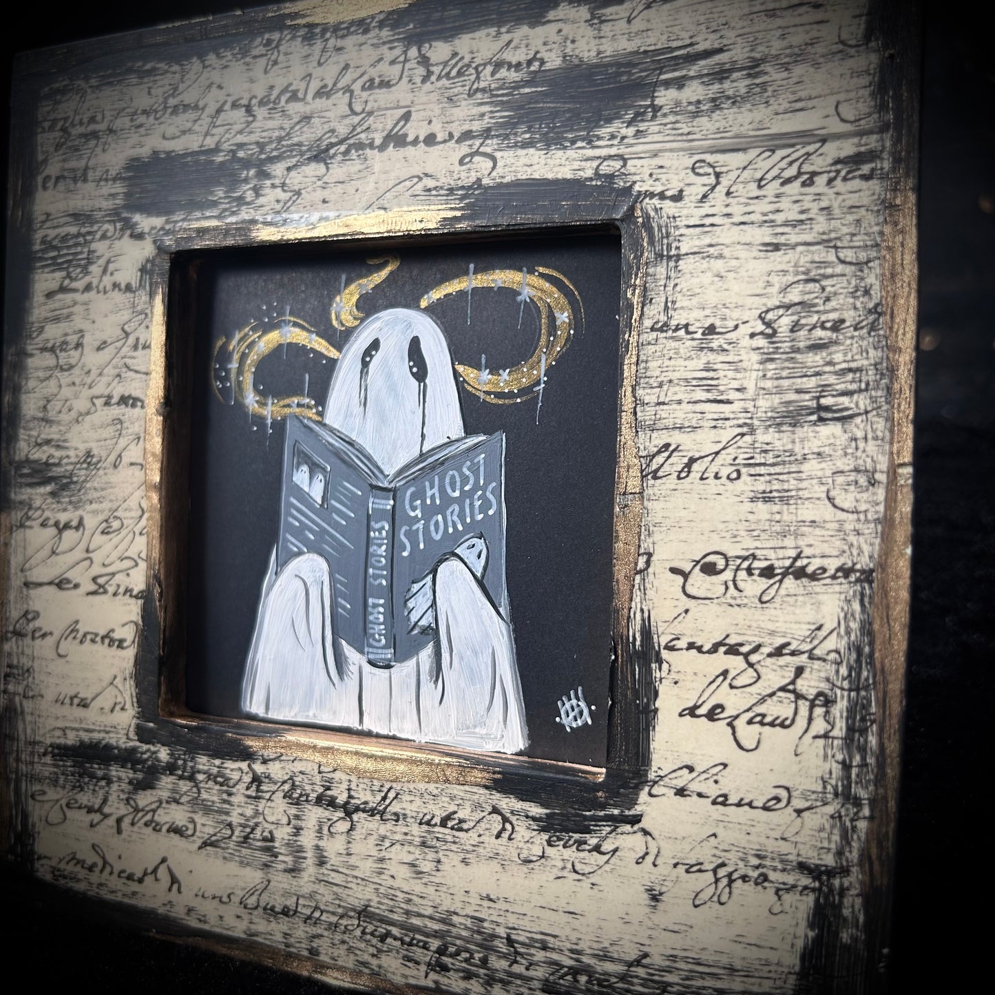 Original Framed Acrylic Painting  -  Ghost Stories