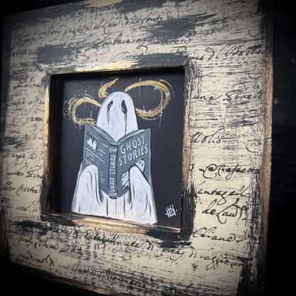 Original Framed Acrylic Painting  -  Ghost Stories