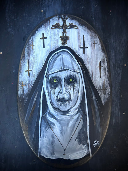 Original Acrylic Painting   - Valak - The Nun