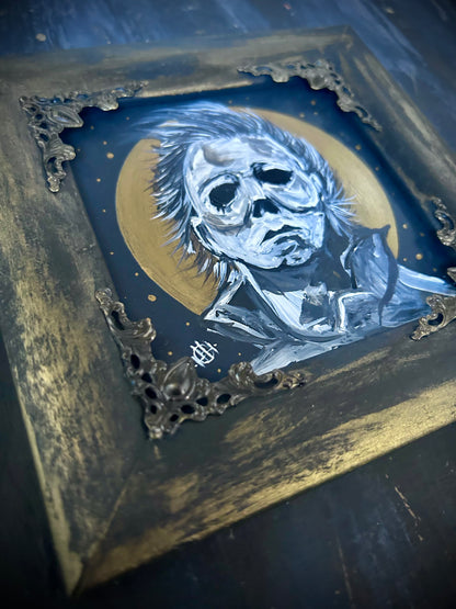 Original Framed Acrylic Painting  - Michael Myers - Halloween