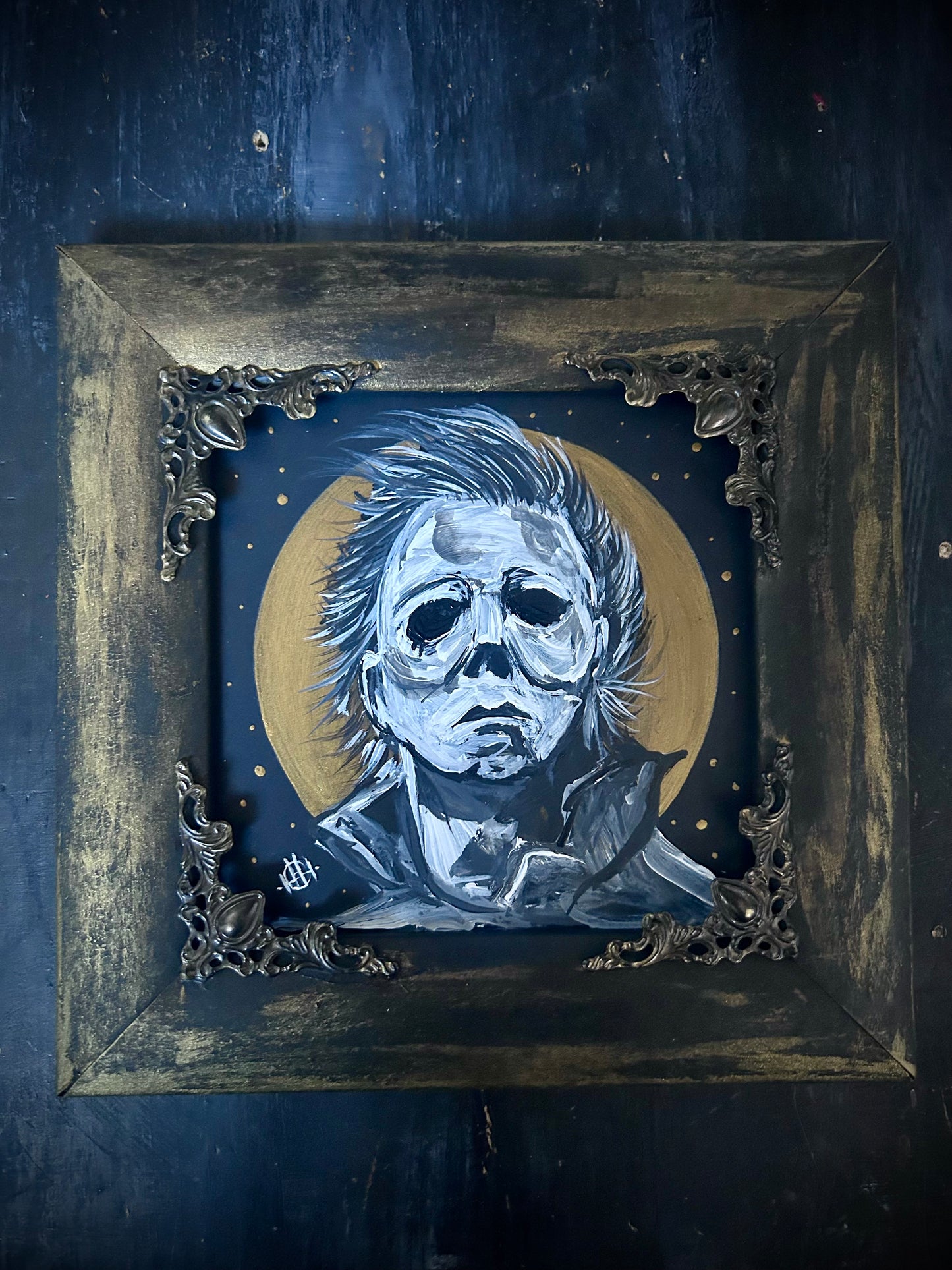 Original Framed Acrylic Painting  - Michael Myers - Halloween