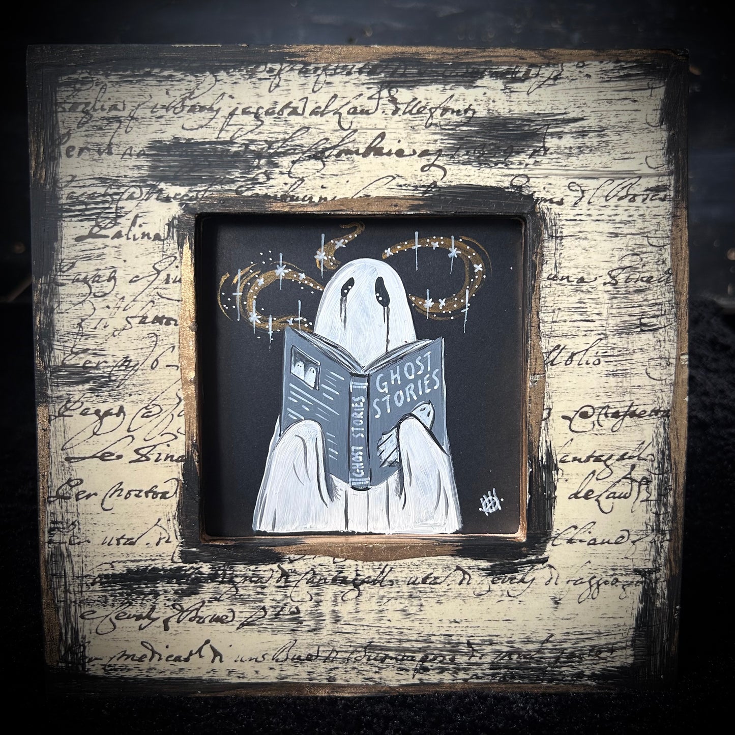 Original Framed Acrylic Painting  -  Ghost Stories