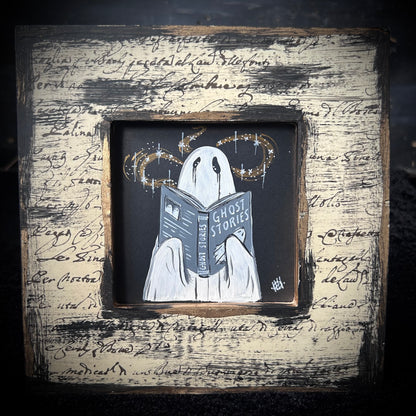Original Framed Acrylic Painting  -  Ghost Stories