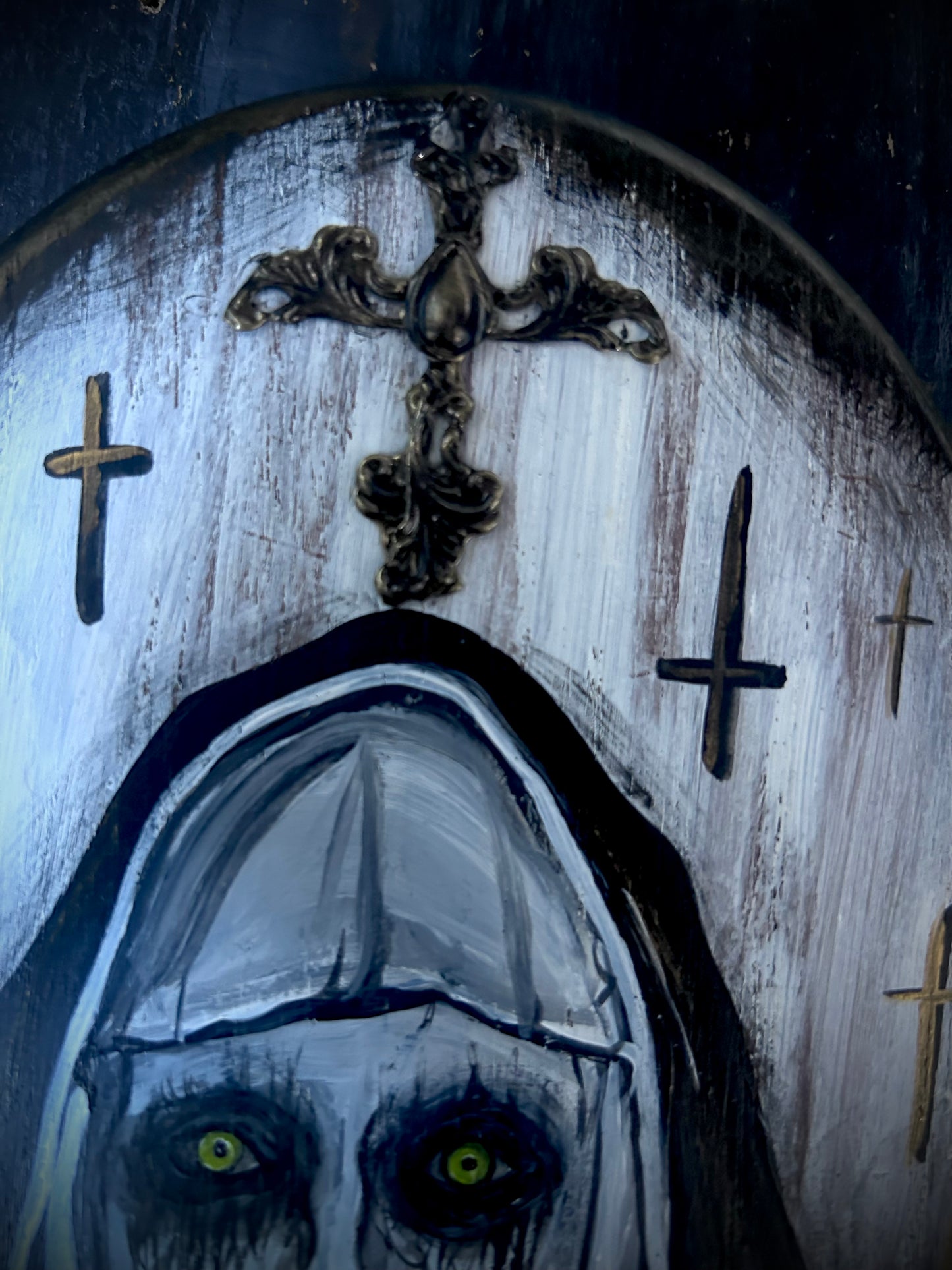 Original Acrylic Painting   - Valak - The Nun