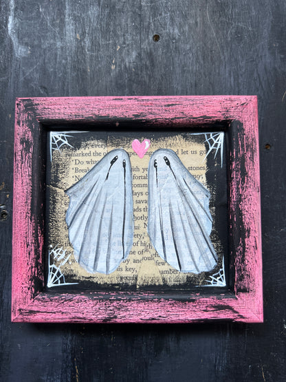 Original Framed Acrylic Painting  -  Lover Ghost