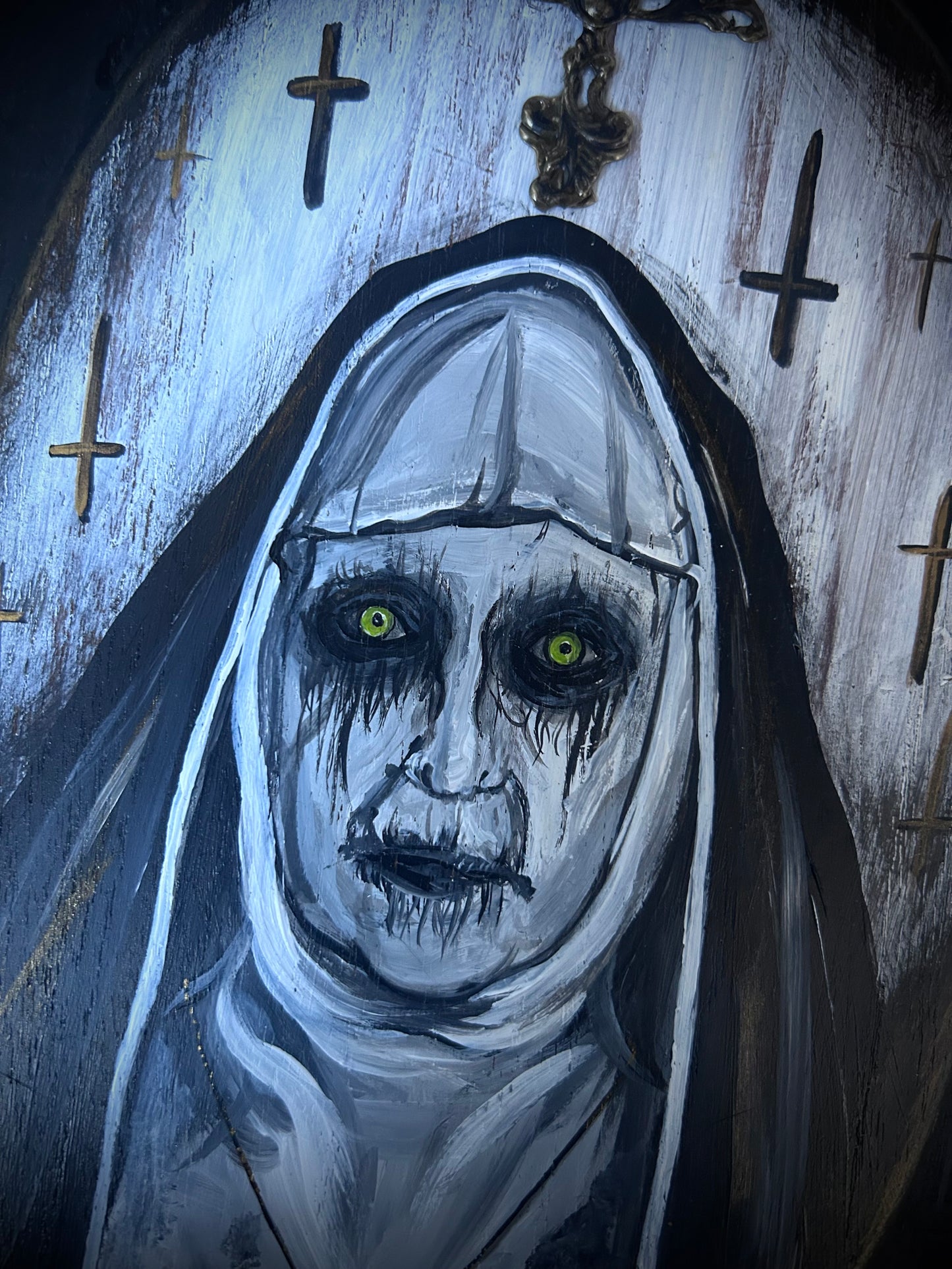 Original Acrylic Painting   - Valak - The Nun