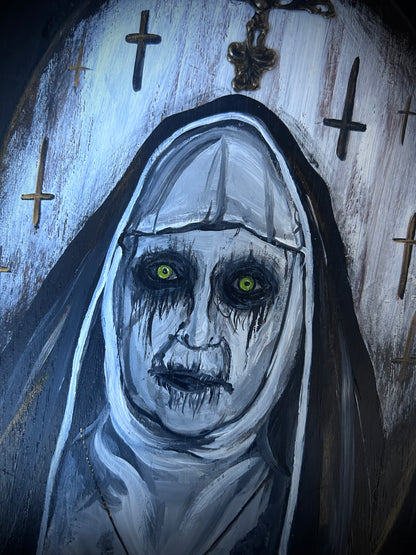 Original Acrylic Painting   - Valak - The Nun