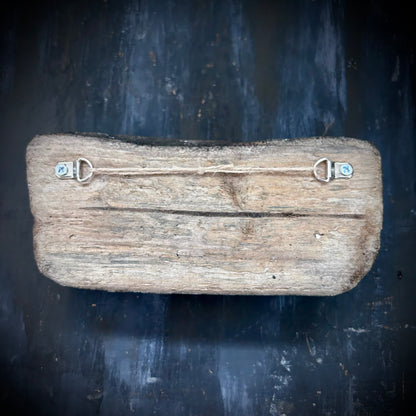 Hand Painted Driftwood Plaque - Octopus