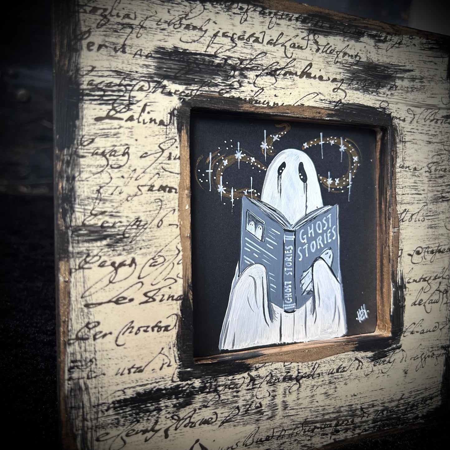 Original Framed Acrylic Painting  -  Ghost Stories
