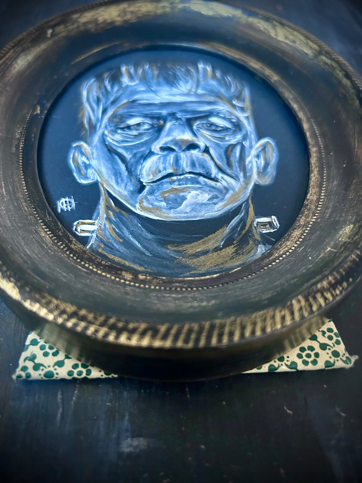 Original Framed Acrylic Painting  - Frankenstein’s Monster