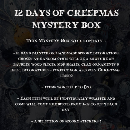 Pre-Order 12 Days of Creepmas Advent Calendar Mystery Box